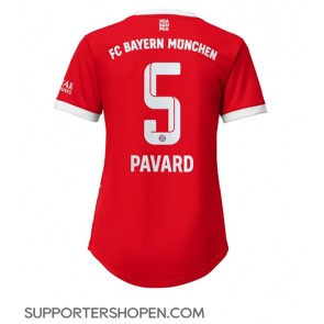 Bayern Munich Benjamin Pavard #5 Hemma Matchtröja Dam 2022-23 Kortärmad